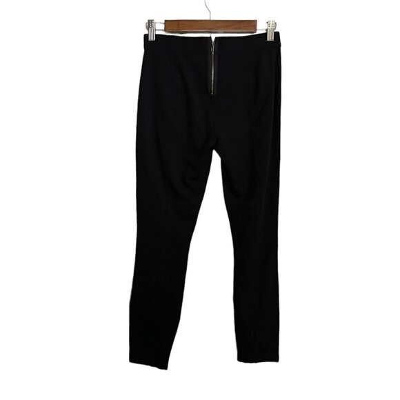 J. Crew Womens Black Exposed Zipper Back Stretch Pixie Ankle Skinny Pants Size 4 - Picture 10 of 10